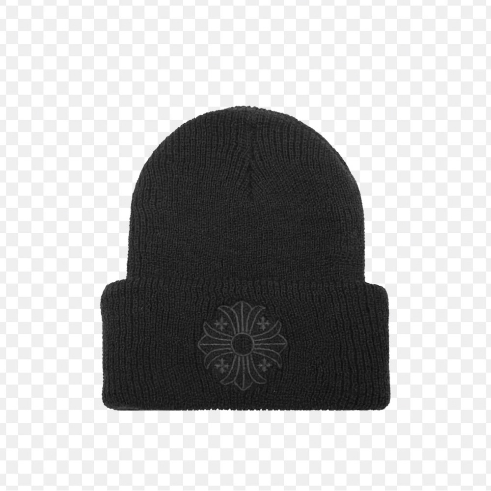 Chrome heart beanie